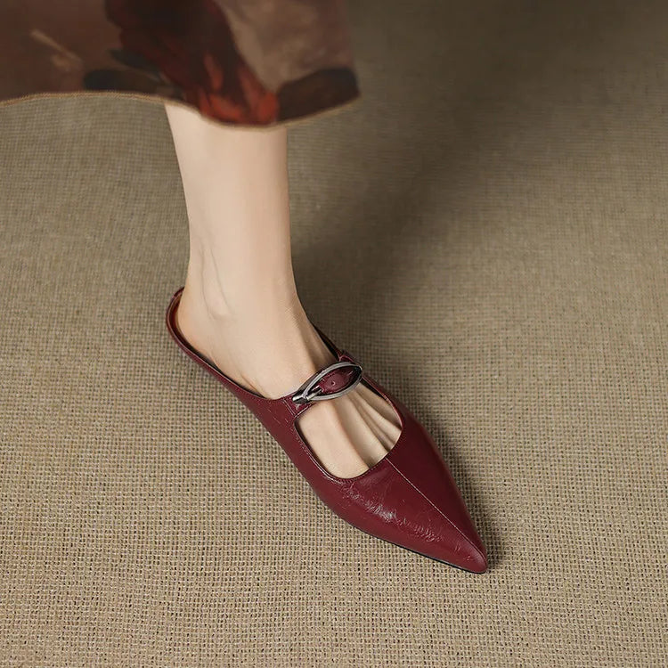 Mule in Vera Pelle Alour