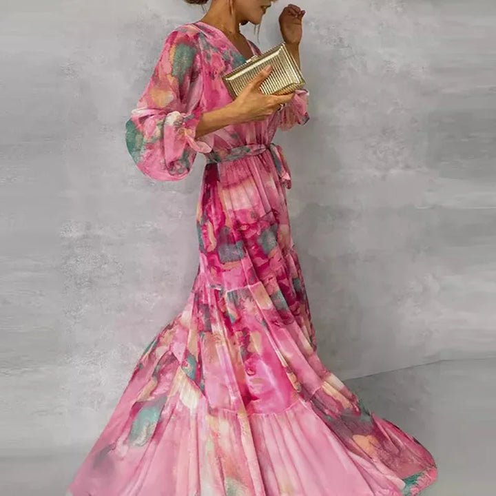 Sophie | Abito elegante con stampa floreale