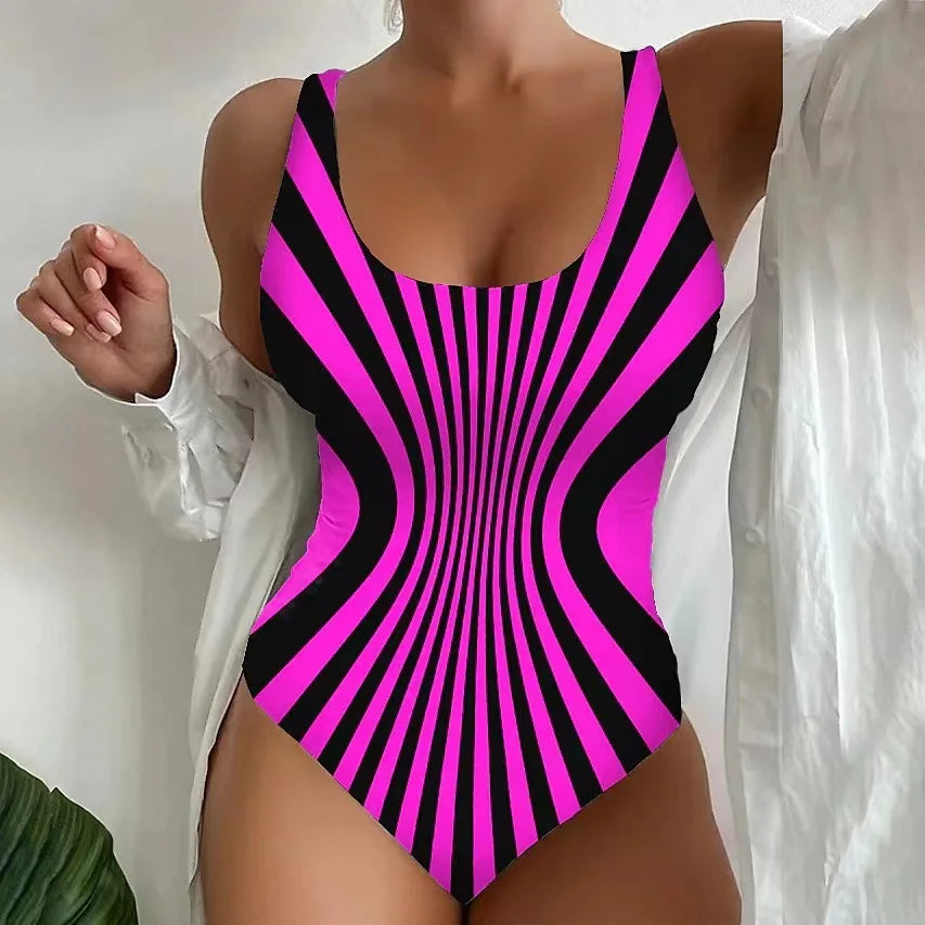 Costume da Bagno One Piece Stampa 3D