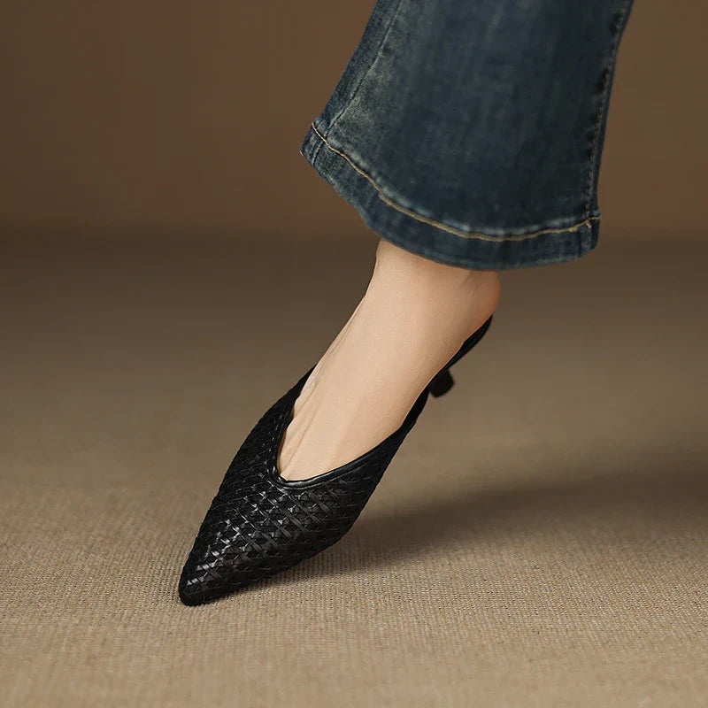 Mule in Vera Pelle Olivia