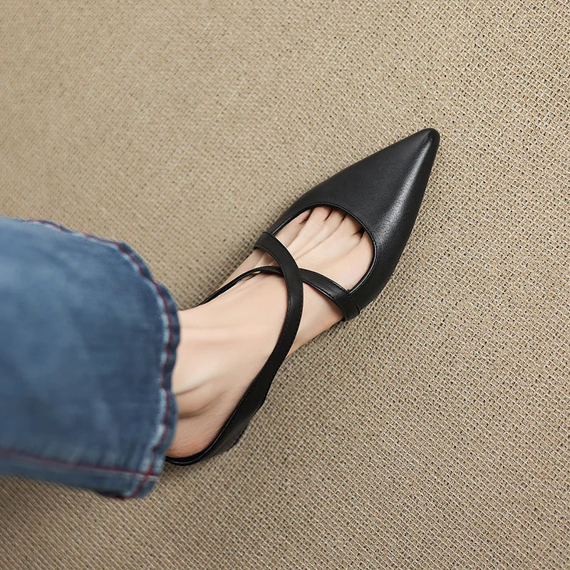 Mule in Vera Pelle Aluna