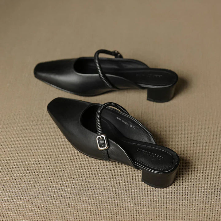 Mule Mary Jane in Vera Pelle Kera