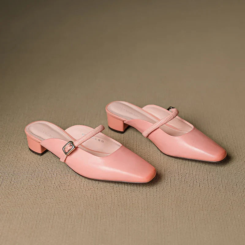 Mule Mary Jane in Vera Pelle Kera