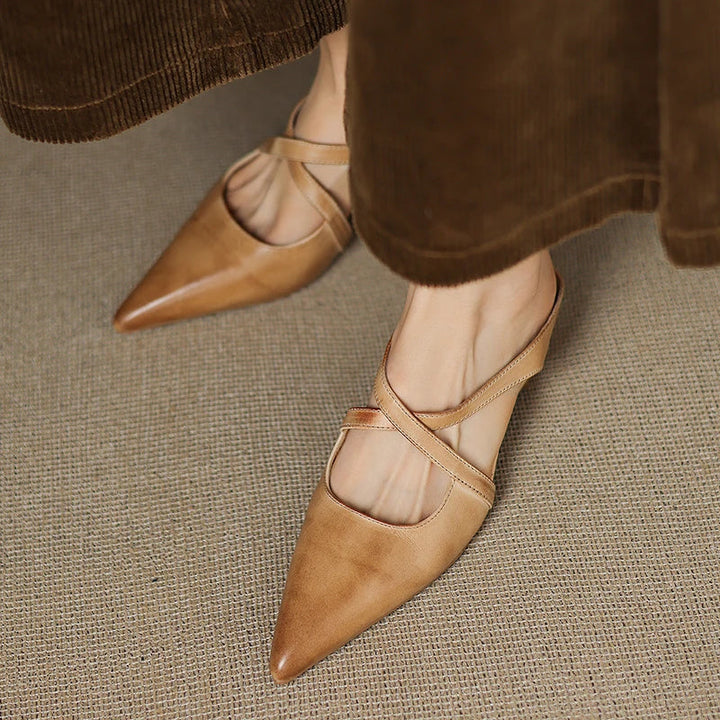 Mule in Vera Pelle Aluna