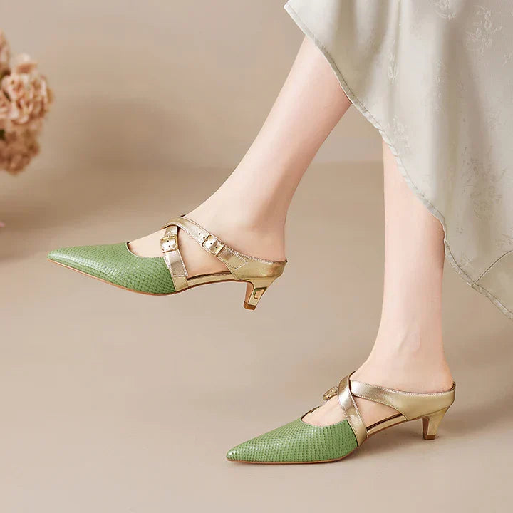 Mule in vera pelle Zelle