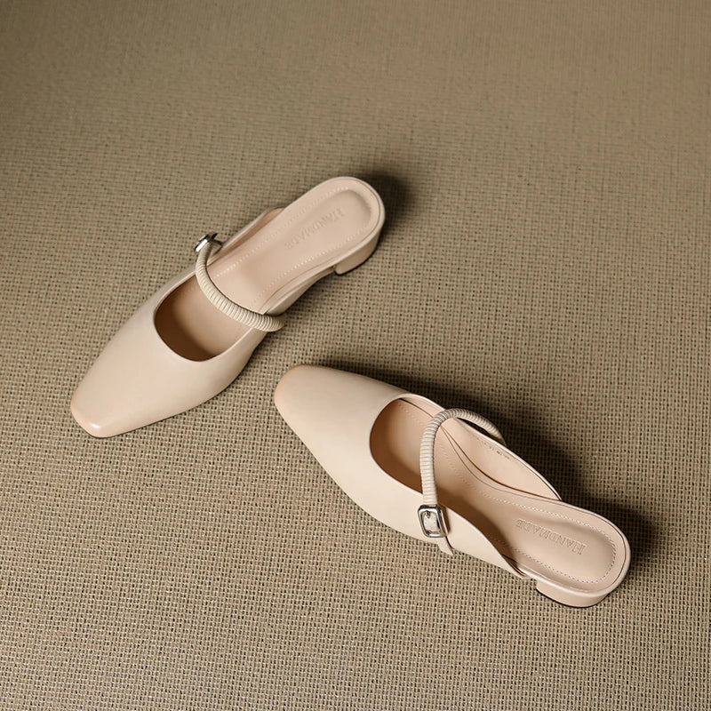 Mule Mary Jane in Vera Pelle Kera