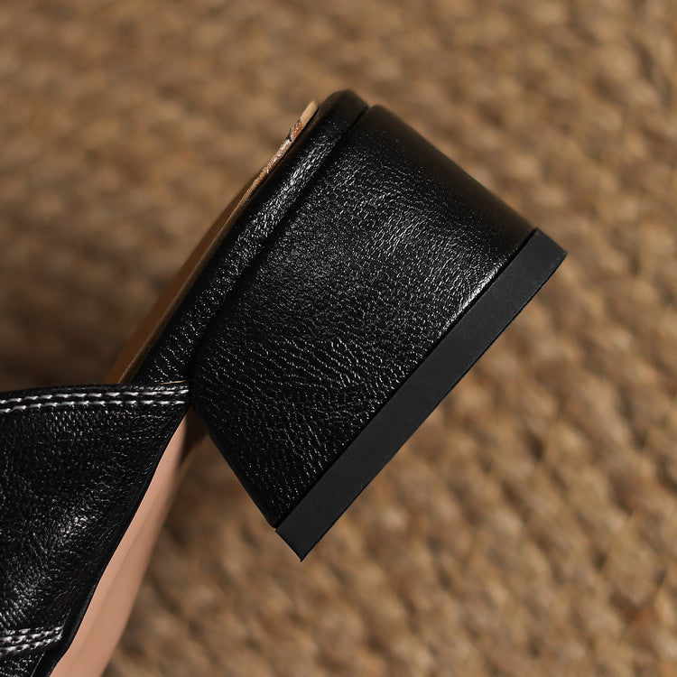 Mule in Vera Pelle Ivora