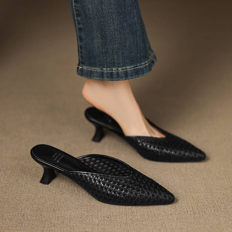 Mule in Vera Pelle Olivia