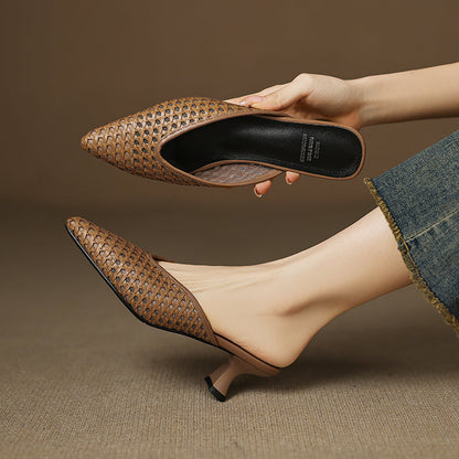 Mule in Vera Pelle Olivia