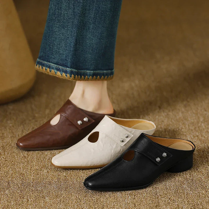 Mule in Vera Pelle Agnit