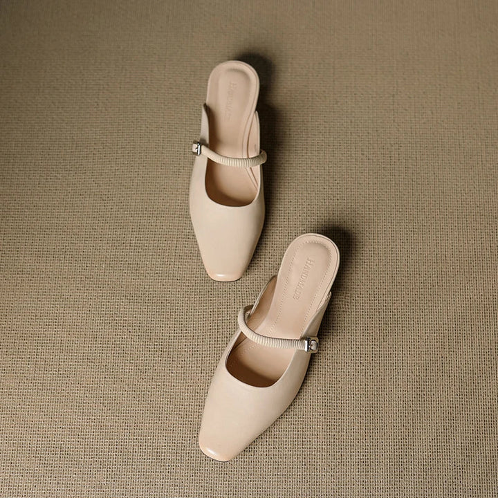 Mule Mary Jane in Vera Pelle Kera
