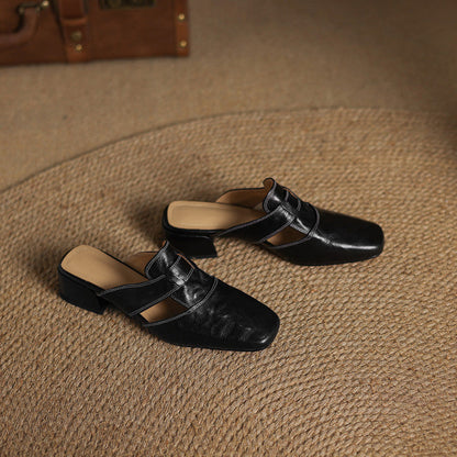 Mule in Vera Pelle Ivora