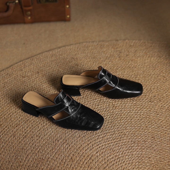 Mule in Vera Pelle Ivora