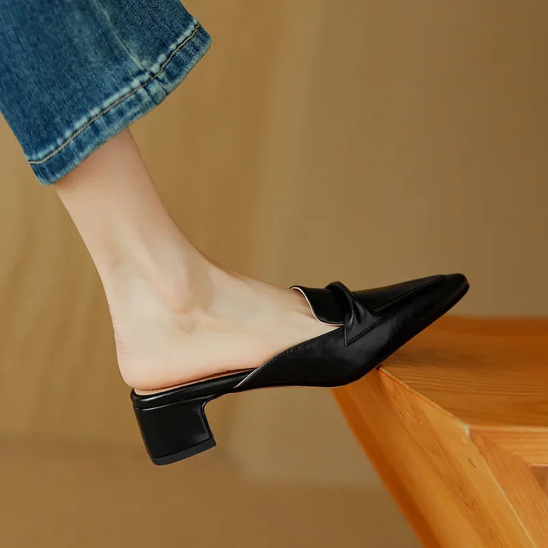 Mule in Vera Pelle Alaya