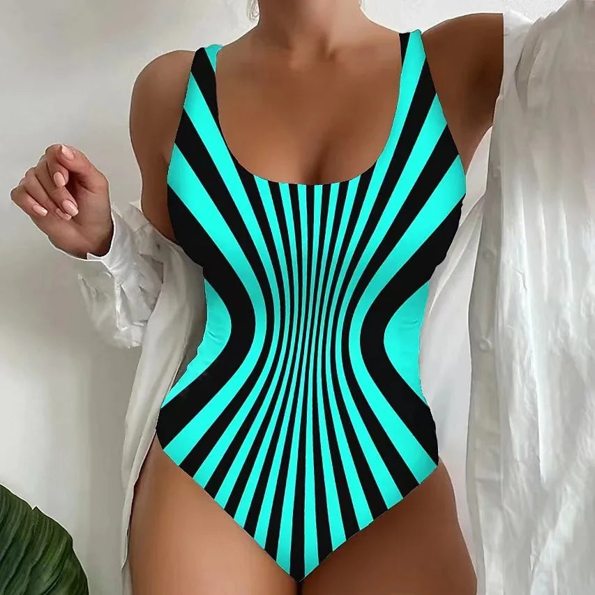 Costume da Bagno One Piece Stampa 3D