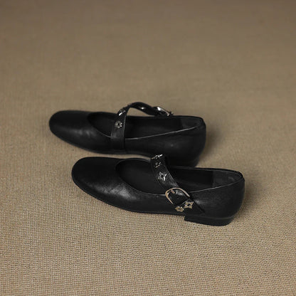 Elda Ballerine in Vera Pelle