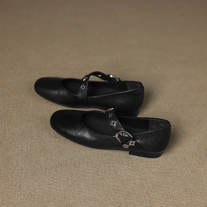Elda Ballerine in Vera Pelle