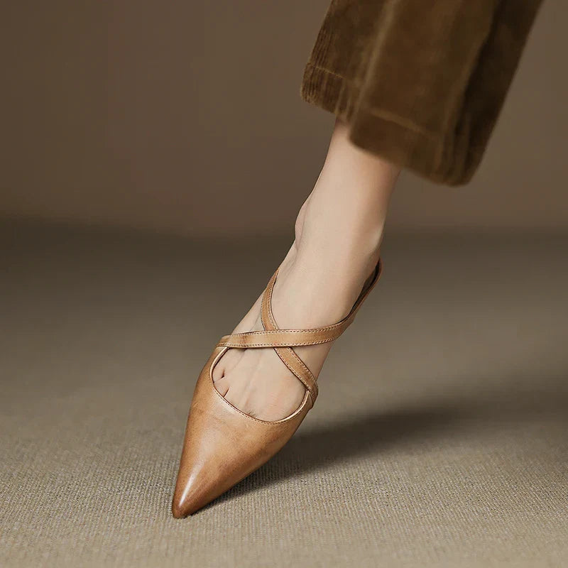 Mule in Vera Pelle Aluna