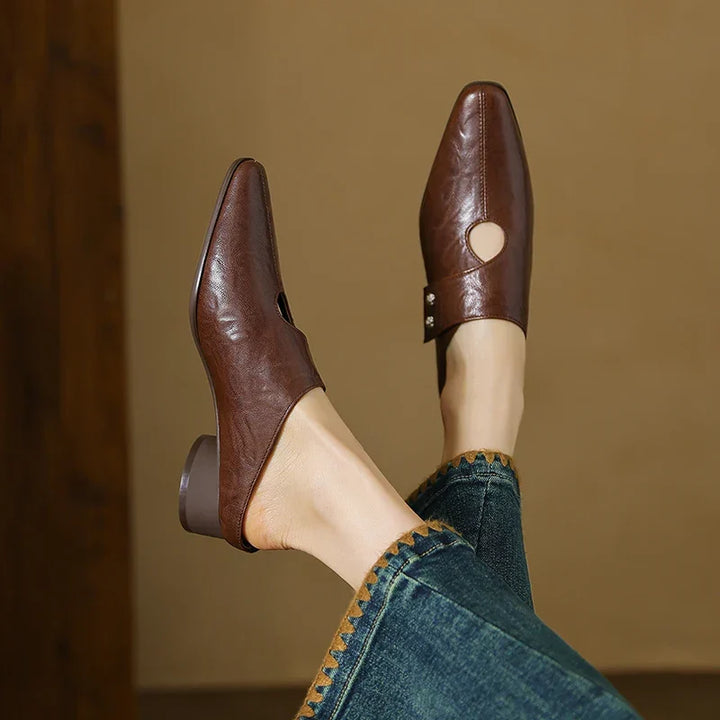 Mule in Vera Pelle Agnit