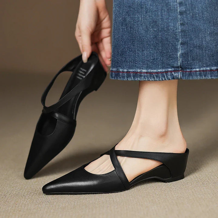 Mule in Vera Pelle Aluna