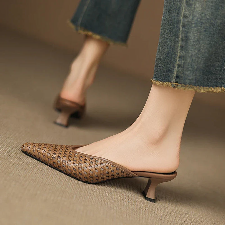Mule in Vera Pelle Olivia