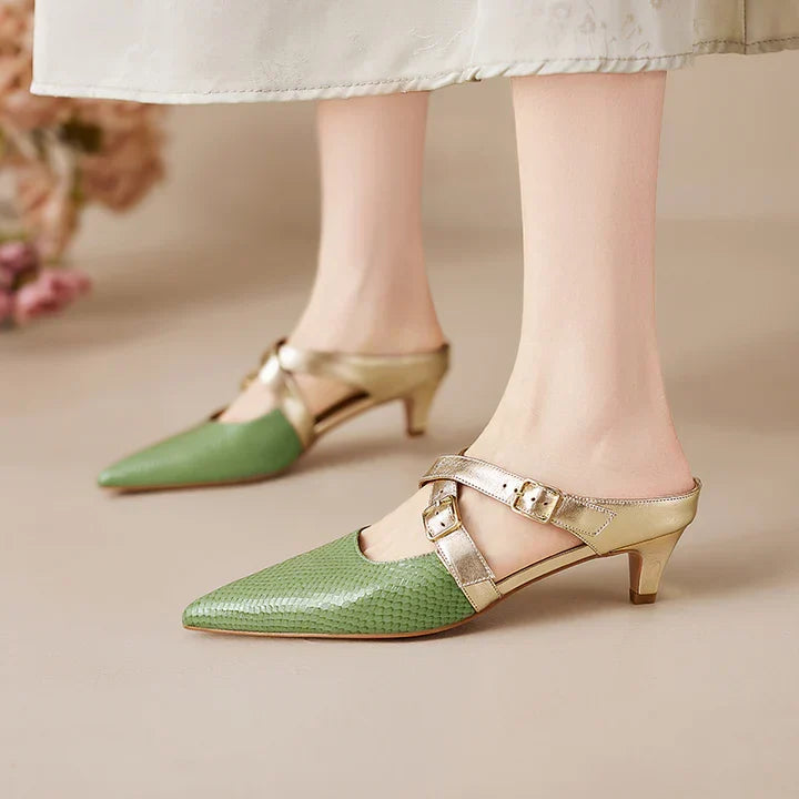 Mule in vera pelle Zelle