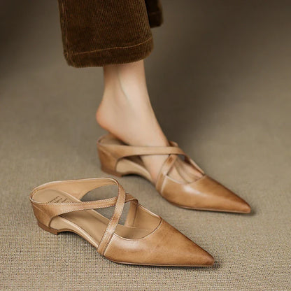 Mule in Vera Pelle Aluna