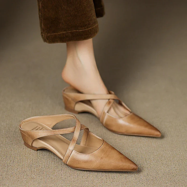 Mule in Vera Pelle Aluna