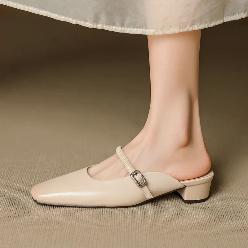Mule Mary Jane in Vera Pelle Kera