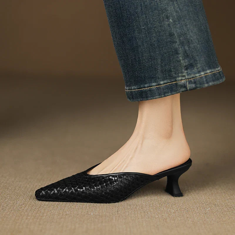 Mule in Vera Pelle Olivia