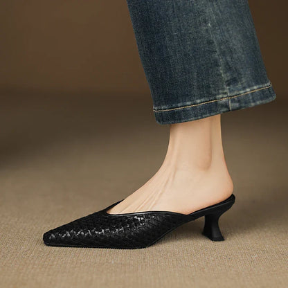 Mule in Vera Pelle Olivia