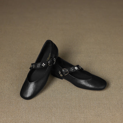 Elda Ballerine in Vera Pelle