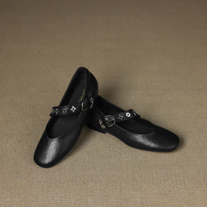 Elda Ballerine in Vera Pelle