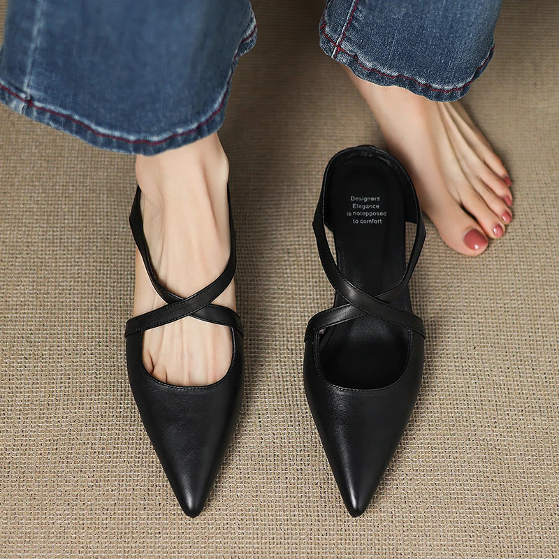 Mule in Vera Pelle Aluna