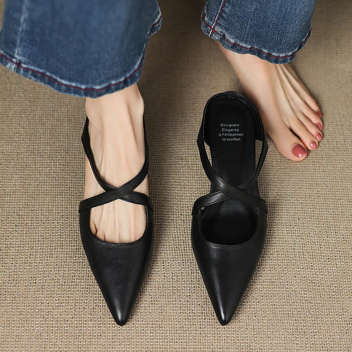 Mule in Vera Pelle Aluna