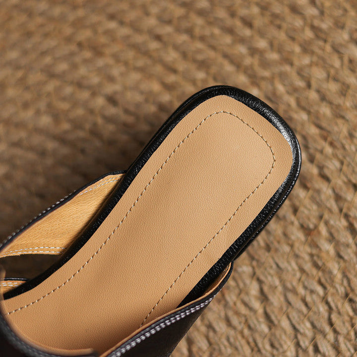 Mule in Vera Pelle Ivora