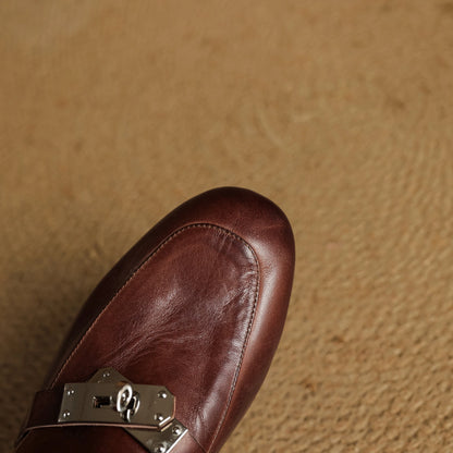 Mules in Vera Pelle Carla