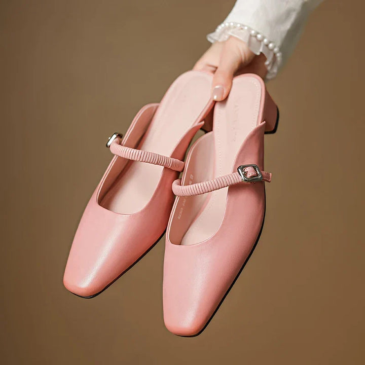 Mule Mary Jane in Vera Pelle Kera