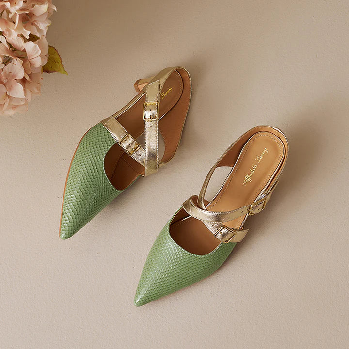 Mule in vera pelle Zelle
