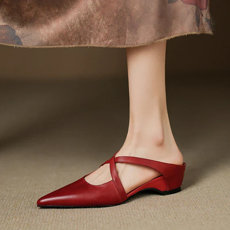 Mule in Vera Pelle Aluna