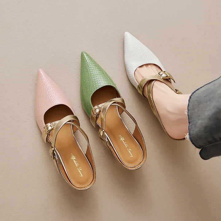 Mule in vera pelle Zelle