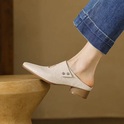 Mule in Vera Pelle Agnit