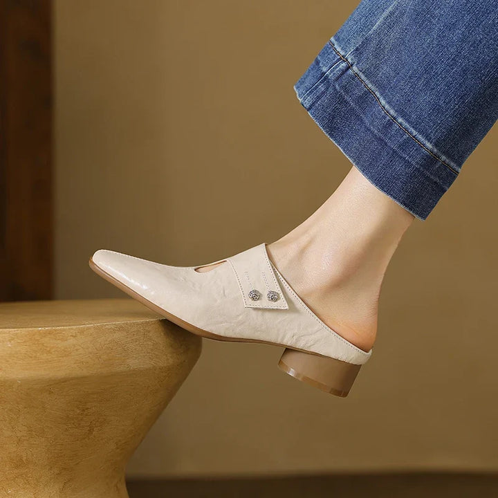 Mule in Vera Pelle Agnit