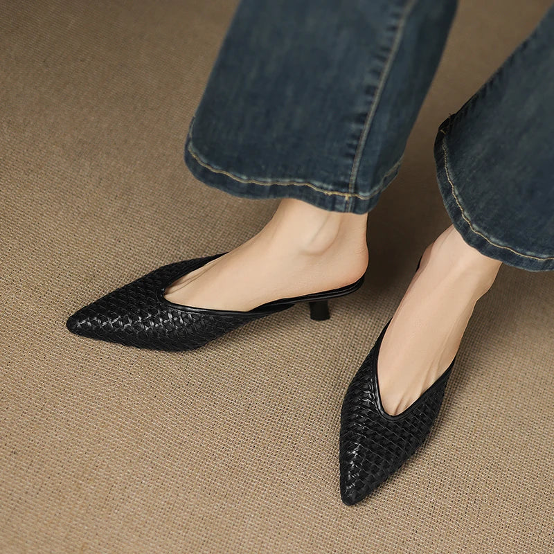 Mule in Vera Pelle Olivia