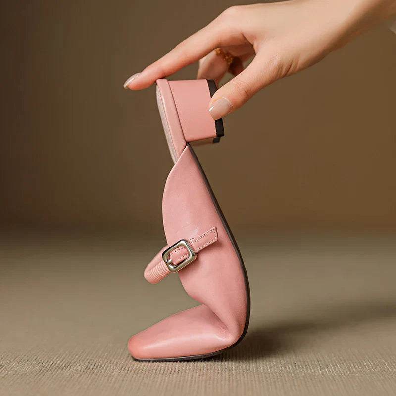 Mule Mary Jane in Vera Pelle Kera