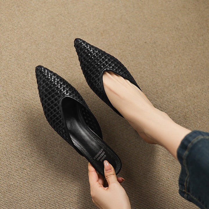 Mule in Vera Pelle Olivia