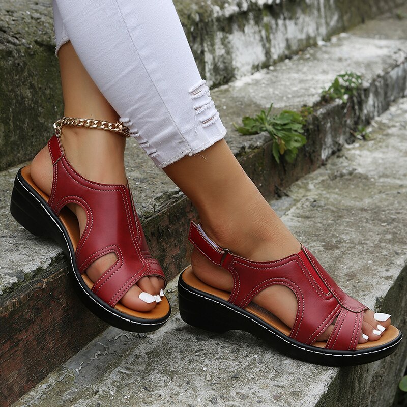 Jolie™  | Sandali in Pelle Ortopedica