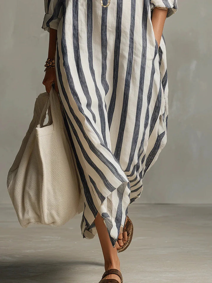 Amaris | Abito Camicia Lungo in Lino