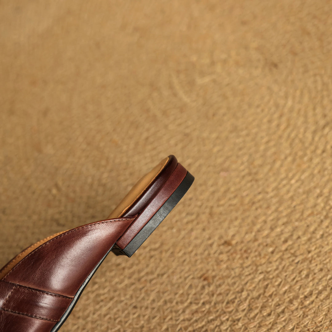 Mules in Vera Pelle Carla