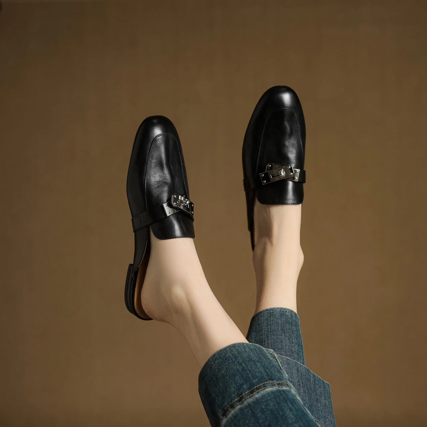 Mules in Vera Pelle Carla